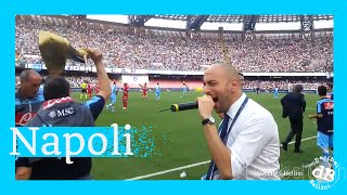 BOATO AL GOAL DI MAREK HAMSIK STADIO SAN PAOLO NAPOLINAPLES STADIUM ANNOUNCER [upl. by Anirhtak]