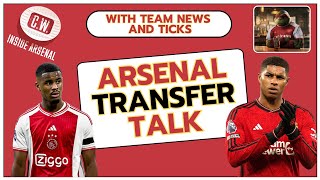 Arsenal transfer talk Rashford rumours  Hato interest  Artetas new deal  Ramsdales price tag [upl. by Rikki186]