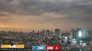 PHILIPPINES Live Camera Feb 8 2024 THU Sunset Weather CAM Manila 1200PM [upl. by Pelagia]