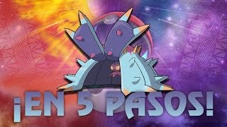 POKÉMON SOL amp LUNA ¡TOXAPEX EN 5 PASOS Estrategia Pokémon [upl. by Essyla]