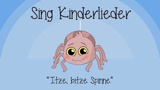 Itze Bitze Spinne  Kinderlieder zum Mitsingen  Sing Kinderlieder [upl. by Eycal]