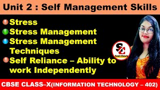 Self Management Skills Class 10  Employability Skills Class 10 IT 402 [upl. by Revlis176]