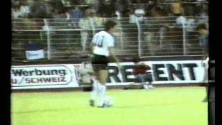 ARD Fußball Freundschaftsspiel Deutschland Jugoslawien 1983 in Luxemburg 2 [upl. by Eiliab]