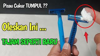 TERNYATA CUMA PAKAI CARA INIPISAU CUKUR JADI TAJAM SEPERTI BARU LAGI [upl. by Anasor708]