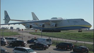 Worlds Heaviest Aircraft Antonov An225 Mriya Stunning Take Off from Toronto Pearson Airport [upl. by Erodaeht415]