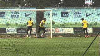 Futebol Arrancou preparação para a Taça de Portugal 24032014 [upl. by Salohcim]