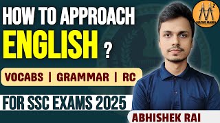 ENGLISH STRATEGY FOR SSC EXAMS 2025  MATHS MANIA [upl. by Latin961]