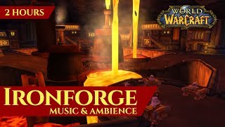 Vanilla Ironforge  Music amp Ambience 2 hours World of Warcraft Classic [upl. by Eenehs]