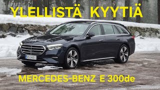 Nyt on luksustason kyytiä MercedesBenz E 300de 4 Matic [upl. by Schmeltzer]