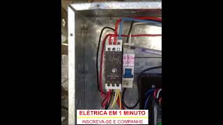 ELÉTRICA EM 1 MINUTO  eletrica comandoeletrico eletricista ferramentas ddp volt ampere [upl. by Galer]