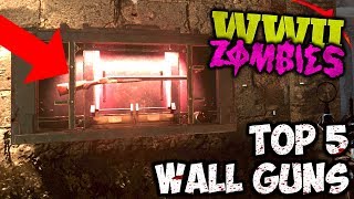 TOP 5 WALL WEAPONS in WWII Zombies quotThe Final Reichquot COD WW2 Zombies [upl. by Behlau]