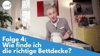 Bettdecke  Wie finde ich die richtige  Folge 4 [upl. by Elime852]