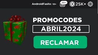 Codigos que te Dan Robux GRATIS✅️en Roblox ABRIL 2024 [upl. by Elvira]