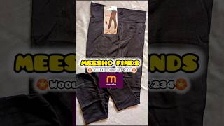 MEESHO FINDS woolen leggingsmeeshofinds reviewunboxing leggingsshortvideo youtubeshortsshorts [upl. by Yesnil]