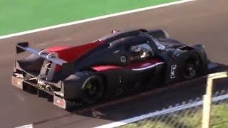 Ligier JSP3 LMP3 testing at Monza circuitV8 nice sound in action [upl. by Pirozzo]