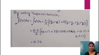 trapezoidal rule [upl. by Aikemat]