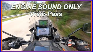 KTM 1290 Superadventure S 2023  VršičPass  Engine Sound Only [upl. by Rysler]