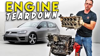 Golf R Blown up Engine Teardown [upl. by Jolene727]