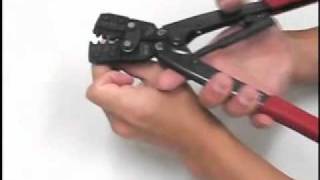 Universal crimping tool for Molex amp JST ratcheting [upl. by Esir]