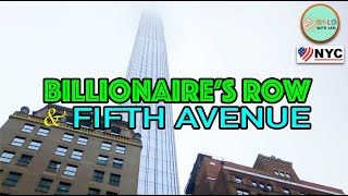 💖 NYC Walk HD Exploring Billionaires Row on 57th Street and 5th Avenue 57th to 47th Street [upl. by Brice]