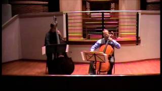 Domenico Dragonetti Duet for Cello and Bass [upl. by Odrarebe]