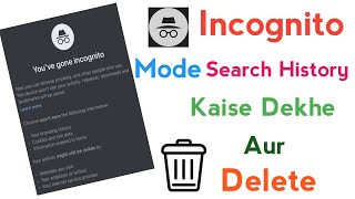 How to see Incognito history in mobilesee incognito history chrome [upl. by Ettesus243]