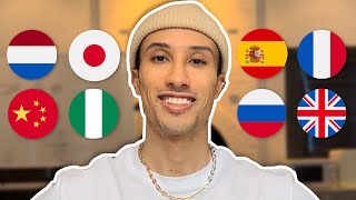 Polyglot Speaking in 8 Languages How I learned each language [upl. by Hadrian438]