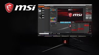 How to customize RGB LED on MSI Optix MPG series monitor  Gaming Monitor  MSI [upl. by Fayina208]