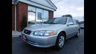 2001 Toyota Camry LE  48000 Miles LIKE A NEW CAR Legendary Reliability and Low Cost Maintenance [upl. by Yeldar]