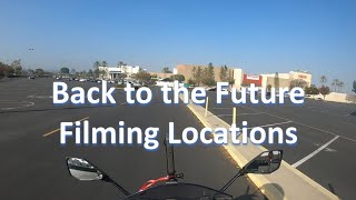 Motorcycle Riding to Back to the Future Filming Locations [upl. by Weidner]