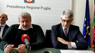 Emiliano presenta la nuova quotretequot di Aeroporti di Puglia [upl. by Anaehs166]