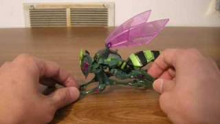 Chinese review 99 變形金剛玩具介紹之Animated Waspinator [upl. by Ranjiv634]