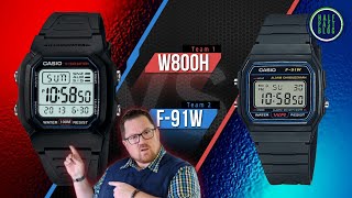 THIS is the BETTER Casio F91W VS W800H1AV  Watch Review [upl. by Sidonia930]