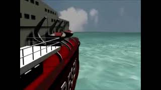 Herald Of Free Enterprise capsizing 3D animation 🚢 MaritimeDisaster 3DAnimation [upl. by Volnak533]