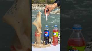 Epic fountain of Coke vs Pepsi vs Fanta and Mentos 🔥 experiment cola pepsi sprite mentos [upl. by Kinelski]