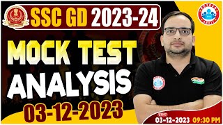 SSC GD 2023 Mock Test RWA  SSC GD Mock Test Analysis SSC GD 03 Dec Mock Test Solution By Ankit Sir [upl. by Kirwin]