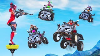 Fortnite EXTREME STUNTERS vs SNIPERS  Fortnite Creative [upl. by Eenat]