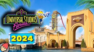 Universal Studios Florida RIDES amp ATTRACTIONS 2024  Universal Orlando Resort [upl. by Asirem]