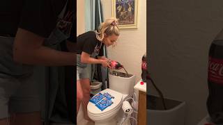 Wife pranks husband in most creative hilarious way EVER 😂 tonyandangel funnycouple prank [upl. by Noved]