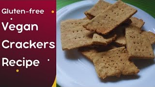 The Best GlutenFree Vegan Crackers EASY [upl. by Nosned]