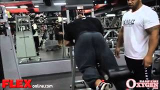 Big Ramy Glute and Hamstring Workout [upl. by Nochur101]