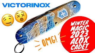 Victorinox Winter Magic 2023 Alox Cadet  what a stunner ❤️😵🤤 [upl. by Kylynn]