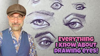 Everything I Know About Drawing Eyes [upl. by Adnylem]