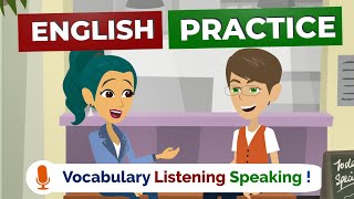 English Speaking Practice Easy Way  American English Conversation Practice [upl. by Jenesia573]