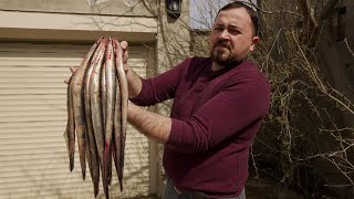 Cooking river lamprey ancient recipe [upl. by Nevetse115]