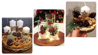 150 stunning Christmas centerpiece candle ideas interiors garden decoration decorlife [upl. by Ettenan]