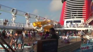 Full lap around Deck 11 of the Disney Dream cruise ship [upl. by Keese59]