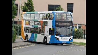 SOME THRASH Stagecoach Hull 19018 MX06XAT on 5 to Hull Interchange 20220612 Part 2 [upl. by Pattie]