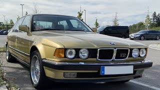 1988 BMW 750il E32 V12 in Gold bmw7series v12 [upl. by Maure]