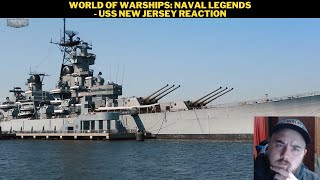 World of Warships Naval Legends  USS New Jersey Reaction [upl. by Lewak]